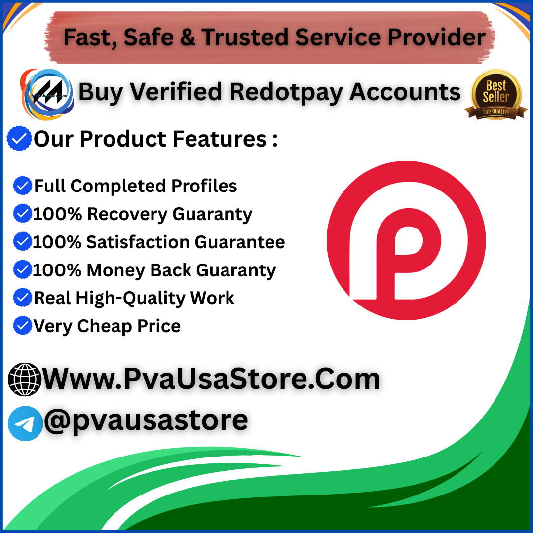 Buy Verified Redotpay AccountsVisa Card ActiveFully Ready