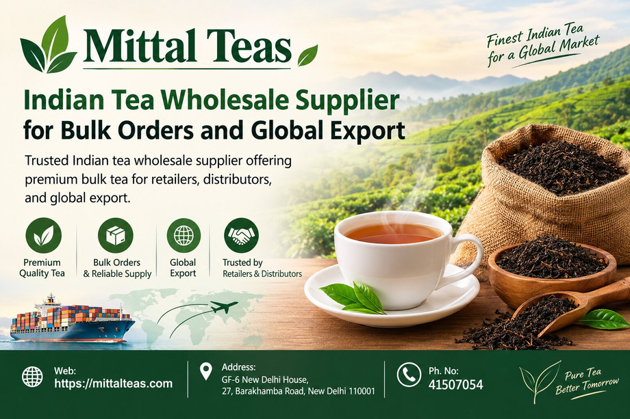 Indian Tea Wholesale Supplier for Bulk Orders and Global Export - JustPaste.it
