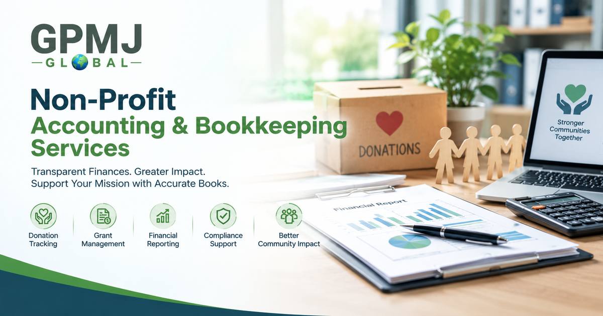 Nonprofit Bookkeeping and Accounting Services | GPMJ Global