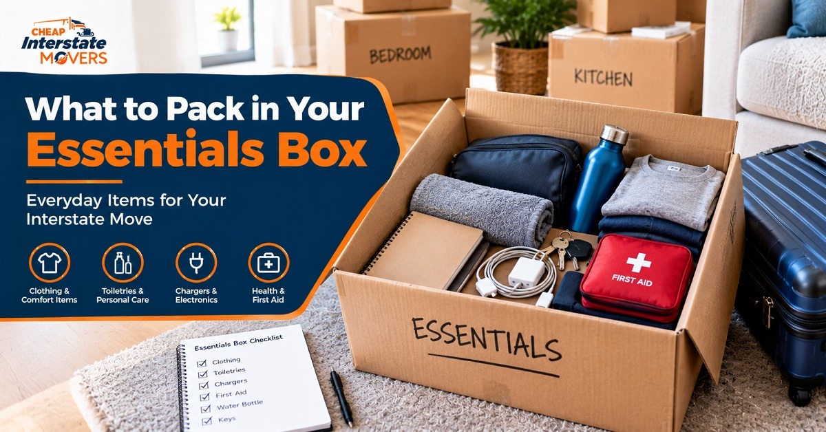 What to Keep in Your Essentials Box During an Interstate Relocation – @cheapinterstatemovers1 on Tumblr