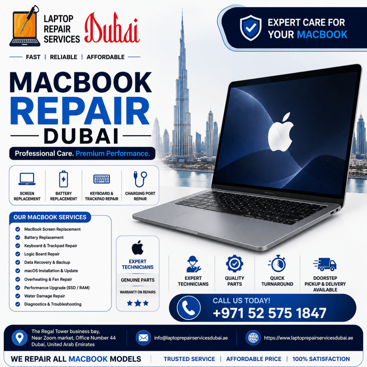 How to Choose a MacBook Service Center Dubai for Reliable Apple Laptop Solutions – Laptop Repair Dubai