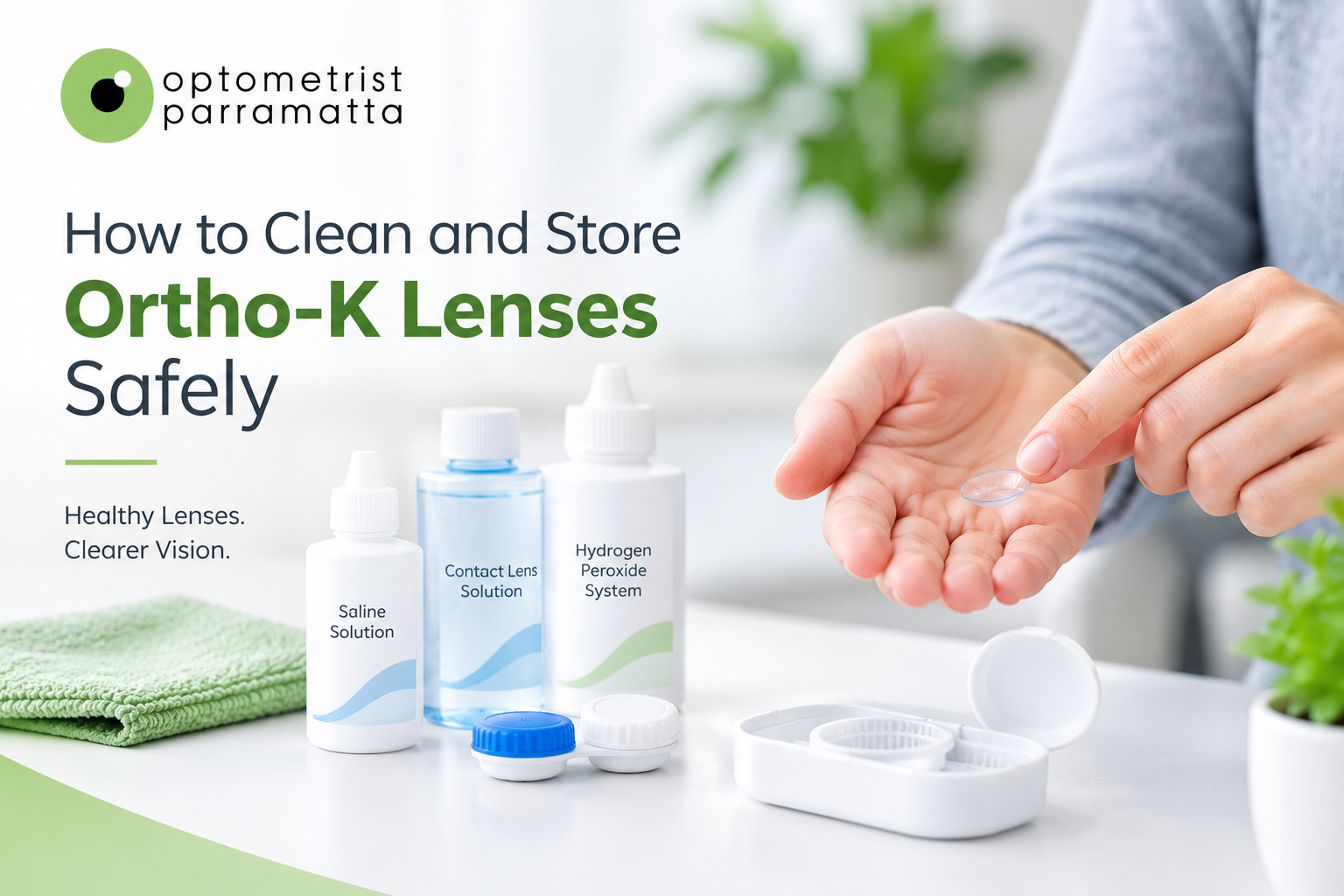 How to Clean and Store Ortho K Lenses Safely